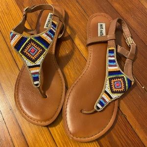 Beaded sandals